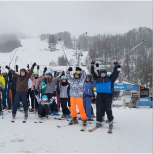 Un départ sous la neige aujoud'hui